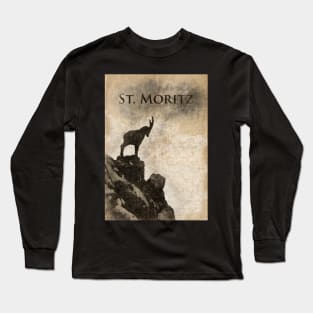 St. Moritz,Piz Nair,Switzerland Long Sleeve T-Shirt